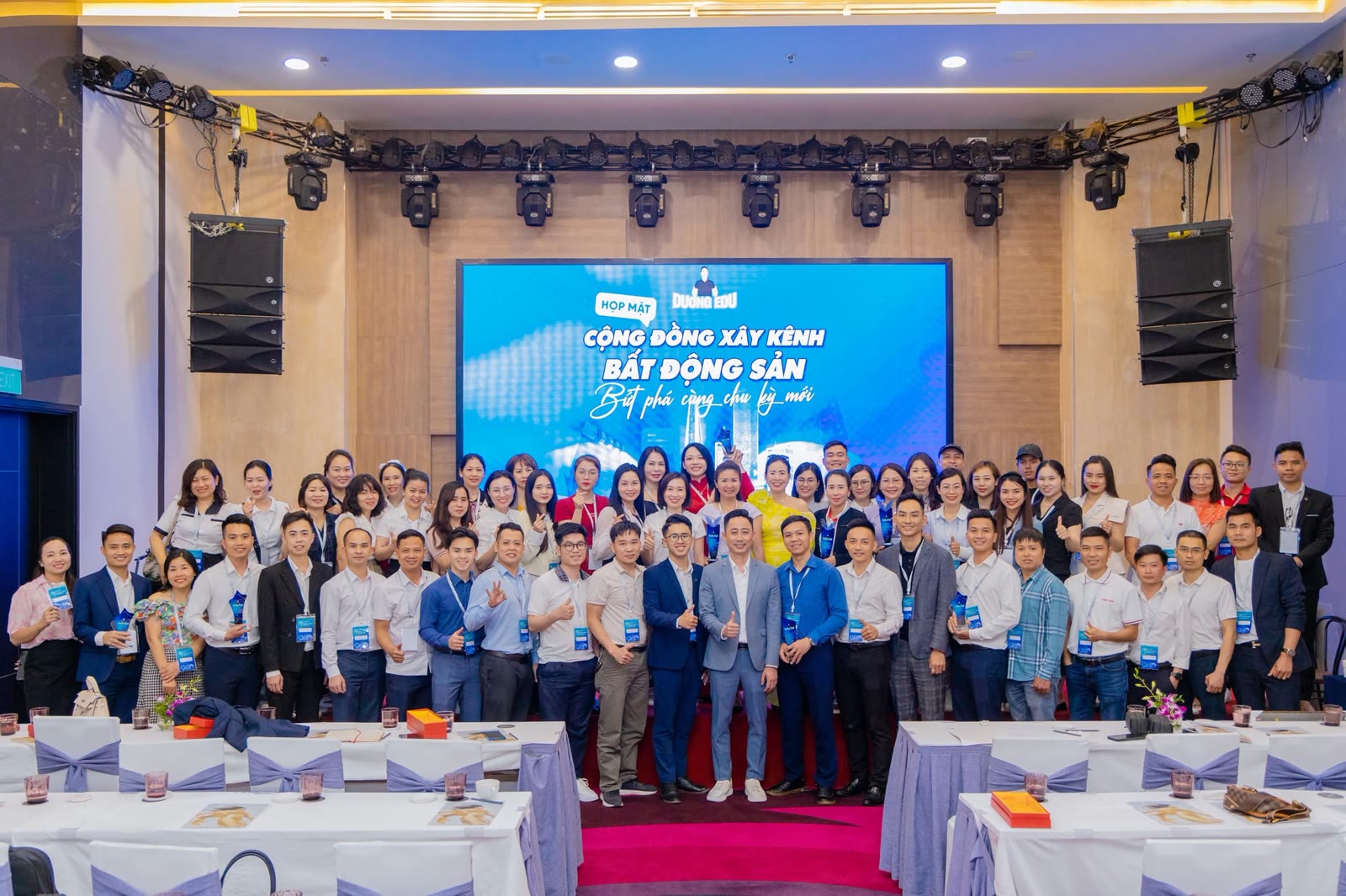 Buổi họp mặt cộng đồng xây kênh bất động sản do Đăng Dương tổ chức